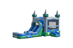 COMBO - LUCKY EMERALD CASTLE - DUAL LANE SLIDE