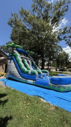 IMG 5985 1764864146 15 FT CASCADE RUSH DUAL LANE WATER SLIDE