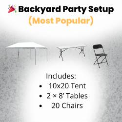 Backyard Party Setup (Most Popular)