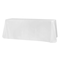 Rectangular Oblong Polyester Tablecloth White.jpg 1772239927 8' Table Linens