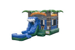 MONSOON MADNESS BOUNCE HOUSE W/ SLIDE - WET